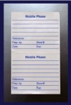 “Mobile Phase” Description Label (LRMP-BLU)
